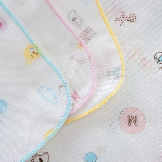 Kids handkerchief 100 Cotton Double Gauze Printed