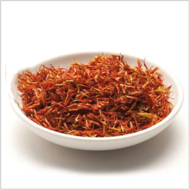 
Hong hua Chinese raw nature herb safflower carthamus yellow flower 