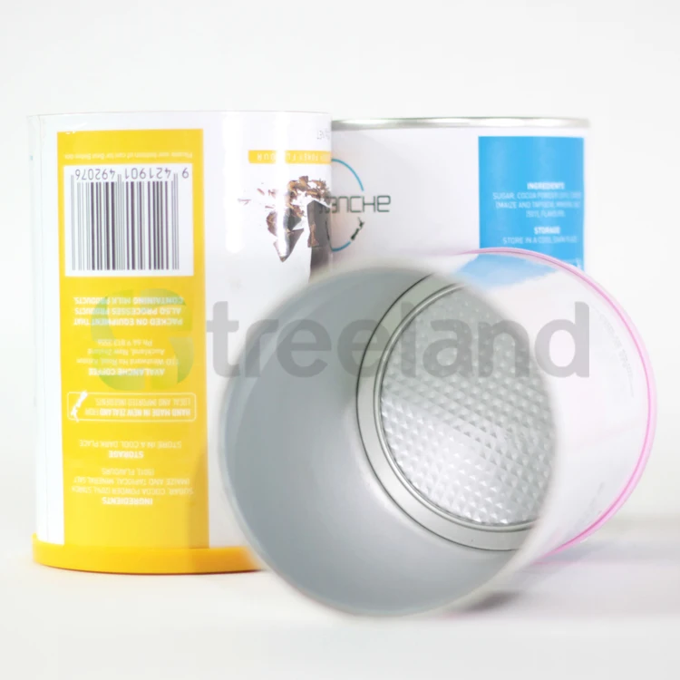 Food Grade Round Paper Packaging Tube Composite Paper Can for Food Powder