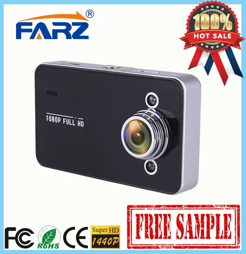 Factory Outlet K6000 Автомобильный видеорегистратор камеры руководство 1080 P HD рекордер регистраторы Автомобиль Blackbox DVR