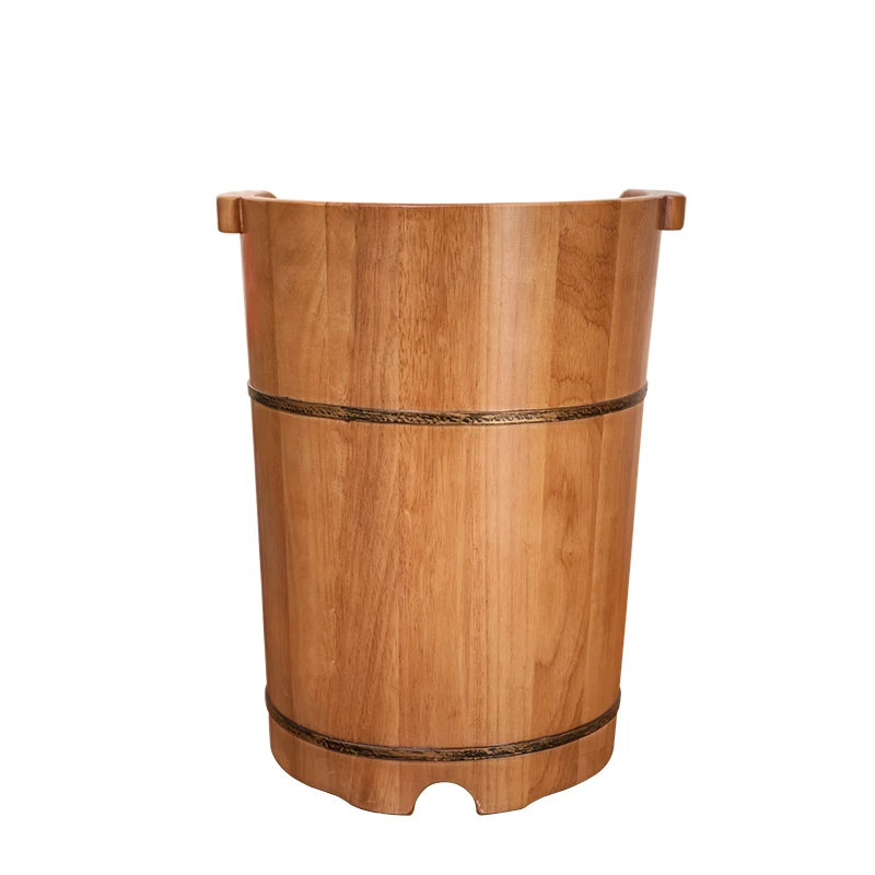 Wooden  Steam Room Bench Fico Foot Sauna Bucket