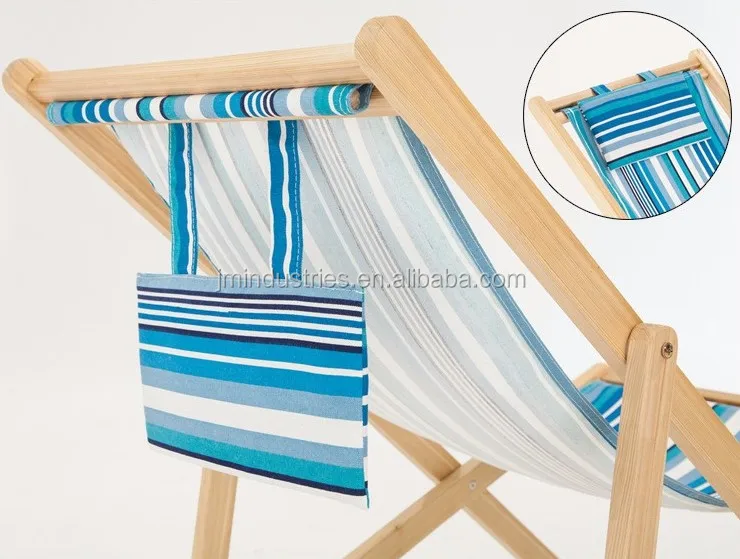 2018 Colorful Wooden Folding  Deck Beach Sand Chair