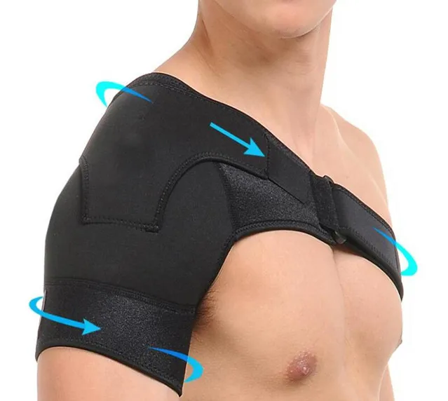 Aofeite Amazon Hot Sale 100% Neoprene adjustable Shoulder Stability Brace with Pressure Pad