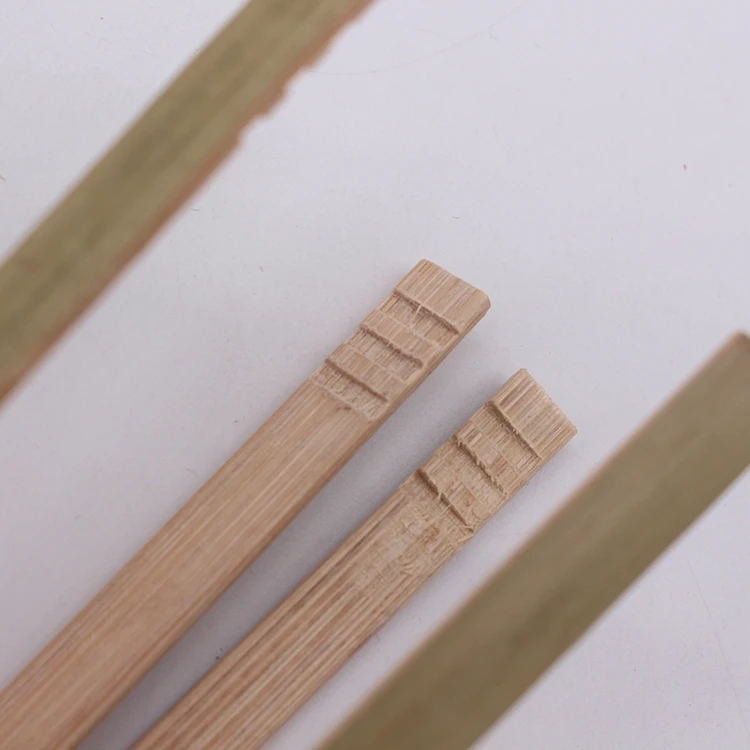 U Shape 100% Natural Bamboo Food Picking Clips Green Disposable Bamboo Tongs with Cheap Price