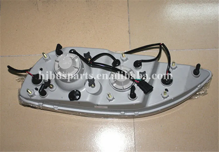 Bus Body Parts Auto  Headlamps system HJQ-010-RH HC620X215 5-0041 headlight Parts for Golden king long  bus