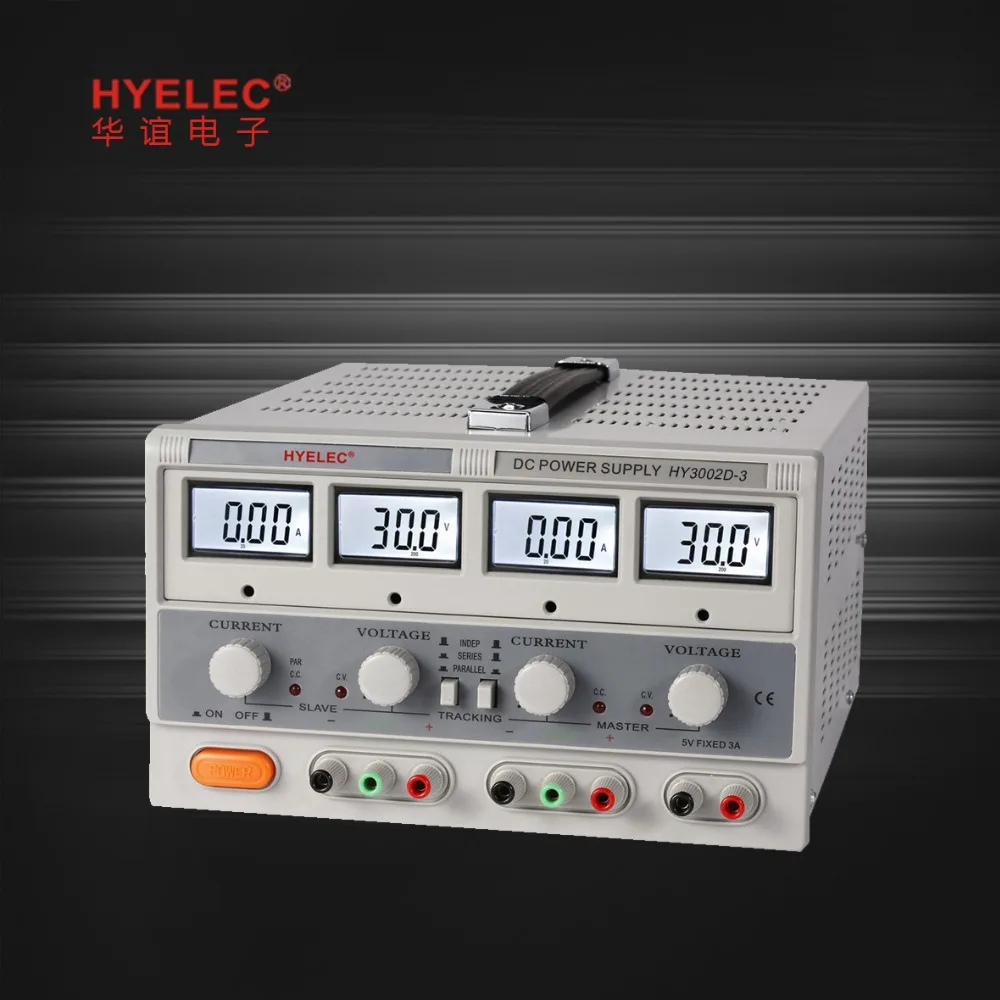 
HYELEC HY3002D-3 0-30V/0-2A dual output DC POWER SUPPLY 