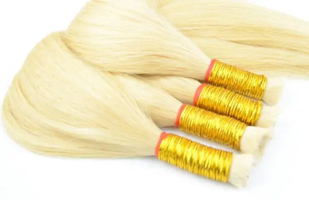 
Most Popular products Grade 8A Virgin Remy Hair Blonde Russian Human Hair Bulk for Wig Making 