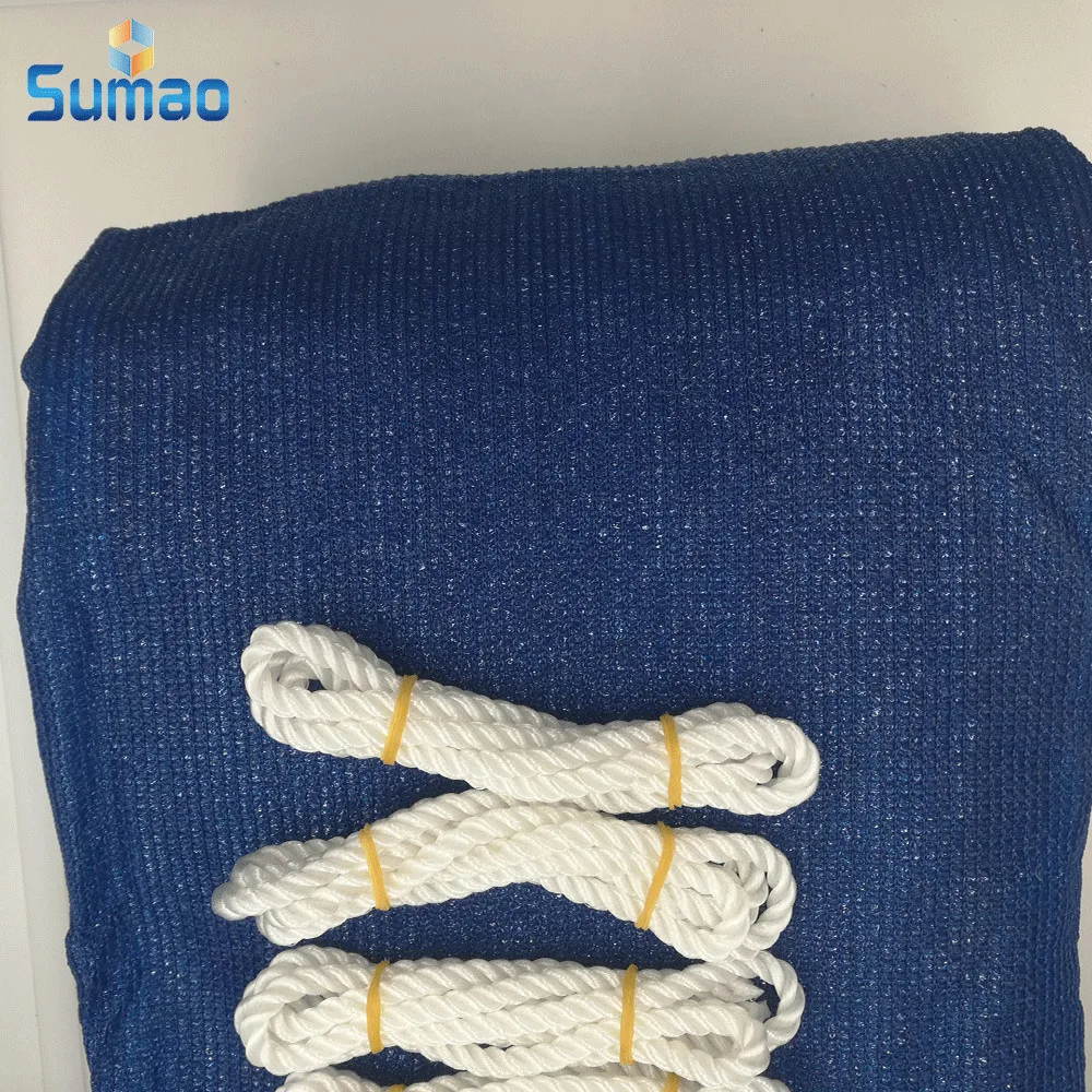 HDPE Outdoor with popular size 5x5x7 Sand Sun Shade Sail in stock packing in carrier bags