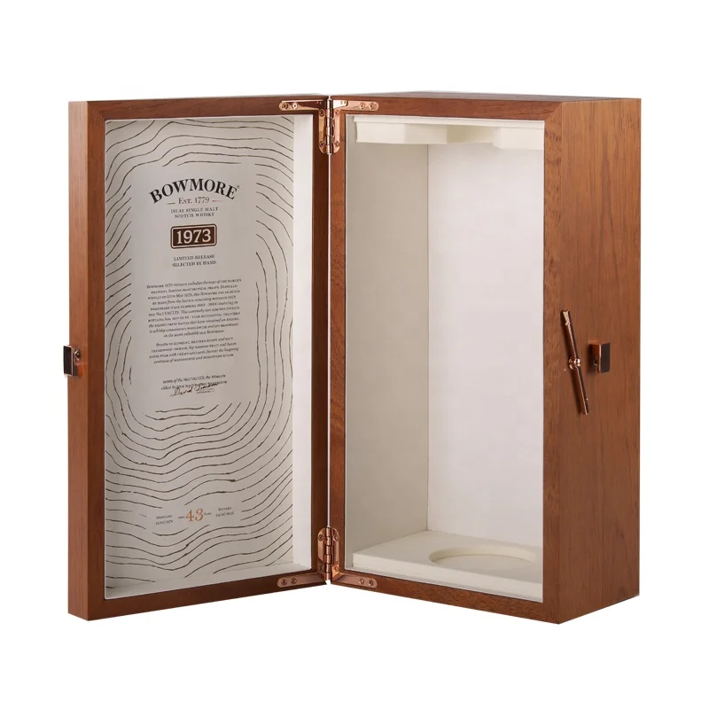 Производитель винных коробок на заказ с шарниром и защелкой