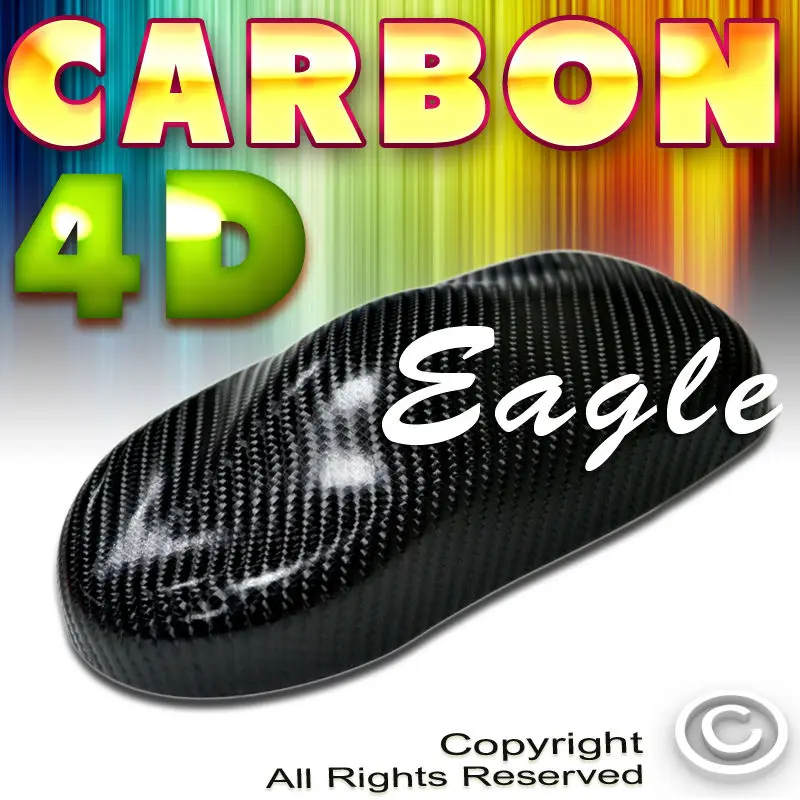 4d углеродного волокна блеск/винил/обернуть/текстурированные для автомобиля/дома/воздуха без углеродного волокна