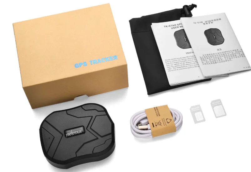 TKSTAR GPS Car Tracker Portable GPS Vehicle Tracker 5000mah Big Battery TK905 with Magnetic Free Online Tracking on PC and APP