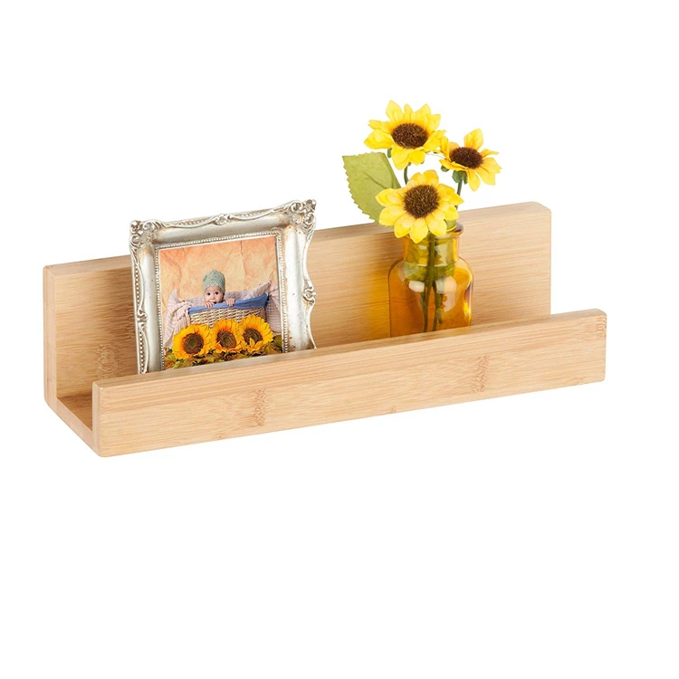 Бамбуковая стойка для хранения, настенные полки для домашнего декора