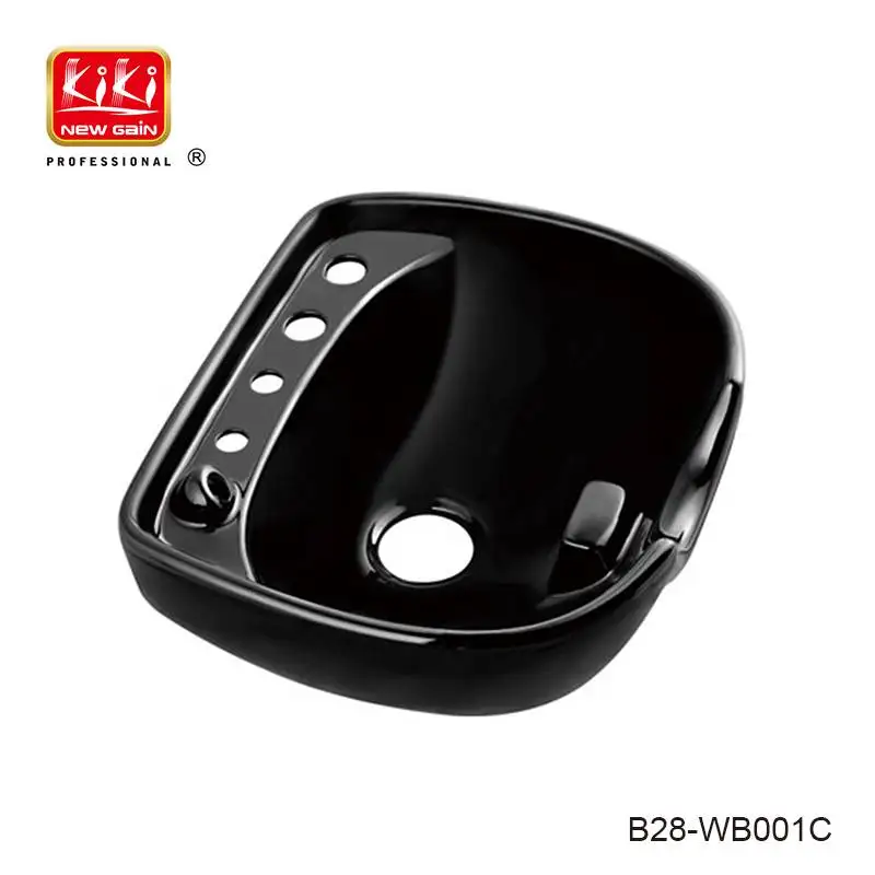 KIKI NEWGAIN Modern Ceramic Salon Shampoo Bowl Backwash Basin for Beauty Salon