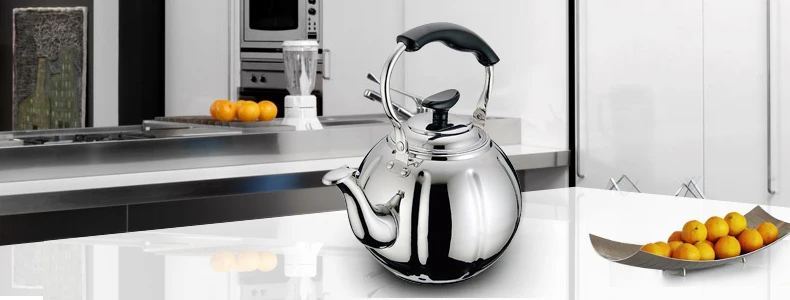 Manufacturer New Promotional General Use For Gas And Induction Whistle Water Kettle With Bakelite Handle