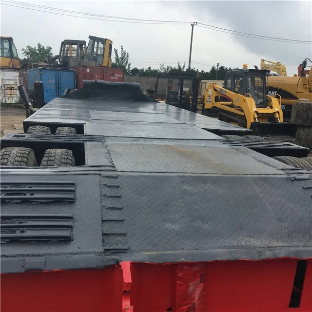 2 Axle 30-60 Ton Used Trucks Spare Parts Low bed Truck Trailer Tons