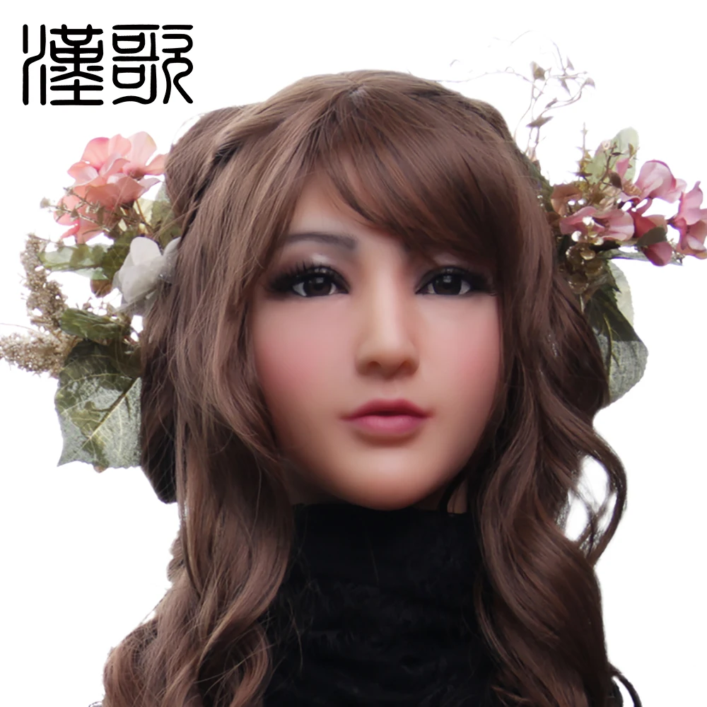 NEW Claire Disguise Masquerade For Man Feminine Silicone Female Headwear Realistic Goddess Face For Halloween Crossdresser
