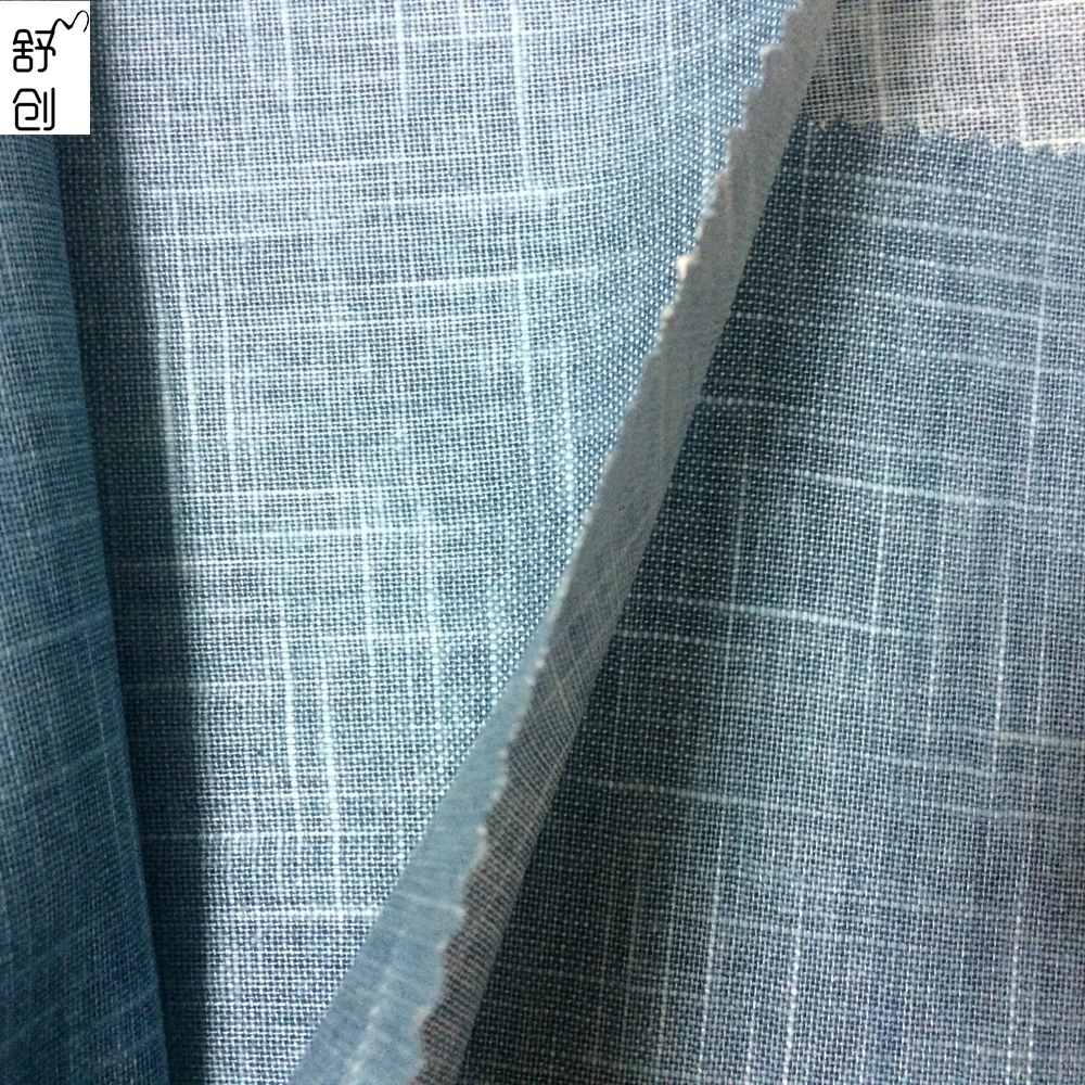 Соскабливание цветной льняной ткани для мужских брюк