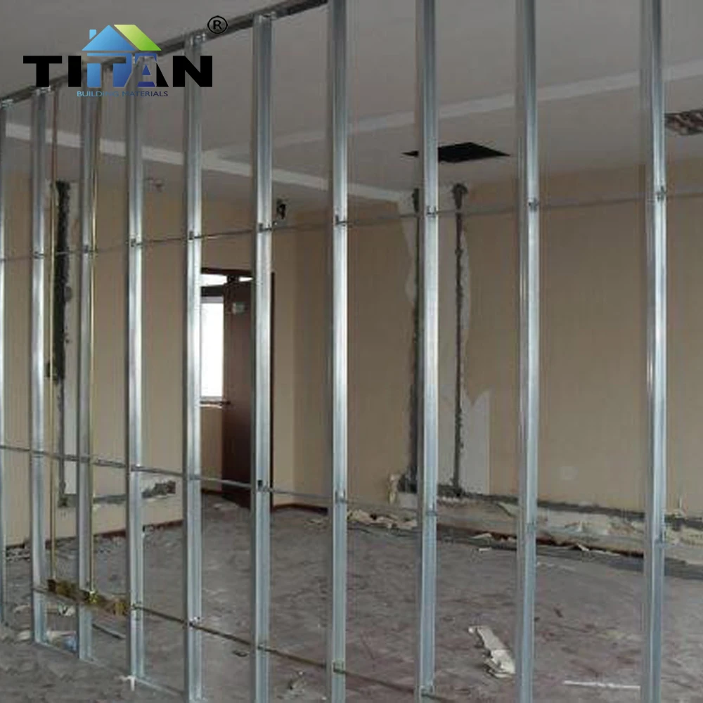 Galvanized Steel Profiles For Gypsum Metal Studs Track