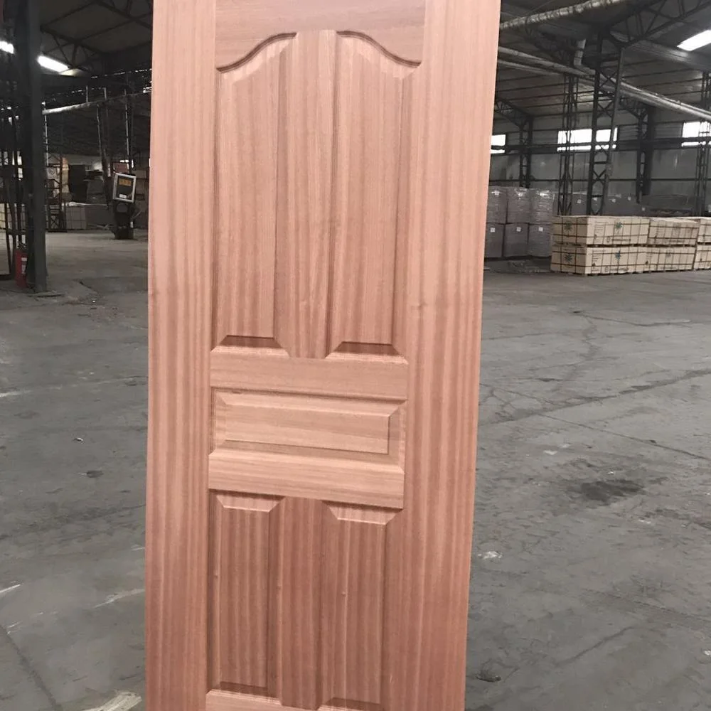 2.7mm,3mm Teak Veneer HDF Door Skin/Teak Veneer Moulded HDF door skin