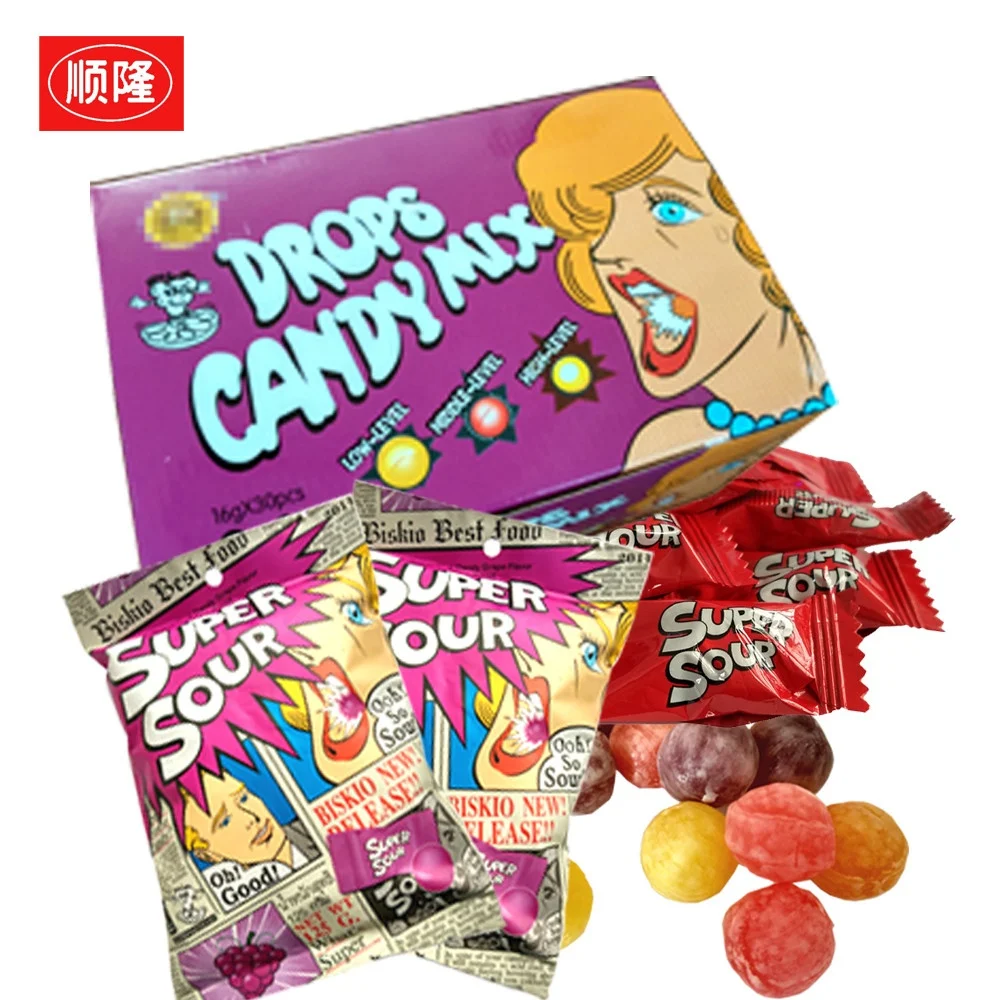 Sour Powder Candy Stick Strawberry Flavor confectioney in CHINA