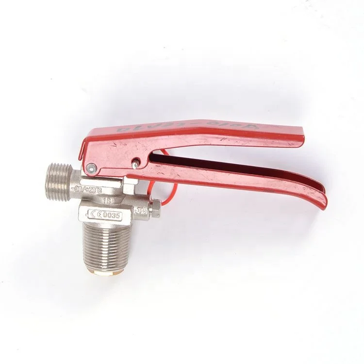 Fire equipment parts aluminum alloy automatic CO2 fire extinguisher valve wholesale