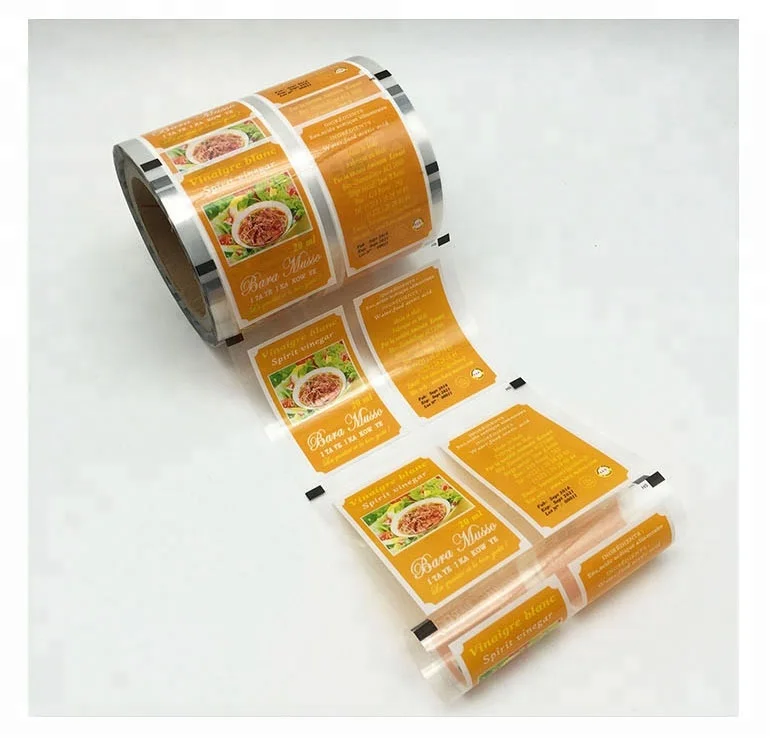Food packaging plastic roll film for spirit vinegar