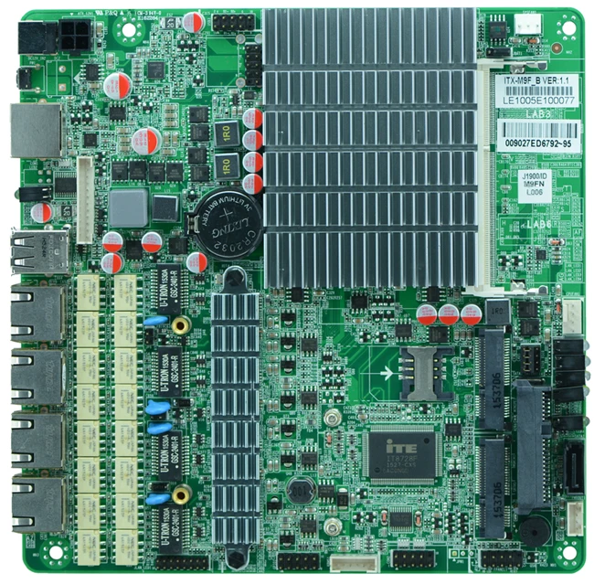 4 Портов Gigabit Ethernet материнская плата для маршрутизатор брандмауэра с Байпасом