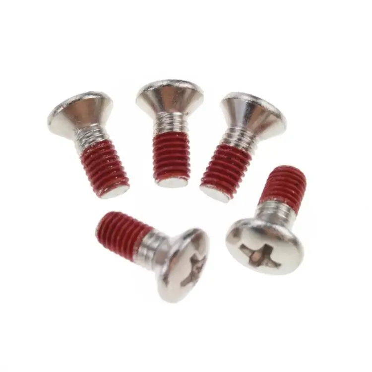 Stainless Steel Nylock Screws Self Locking Threads Oval Head Phillips Drive 8# - 32 Fastener