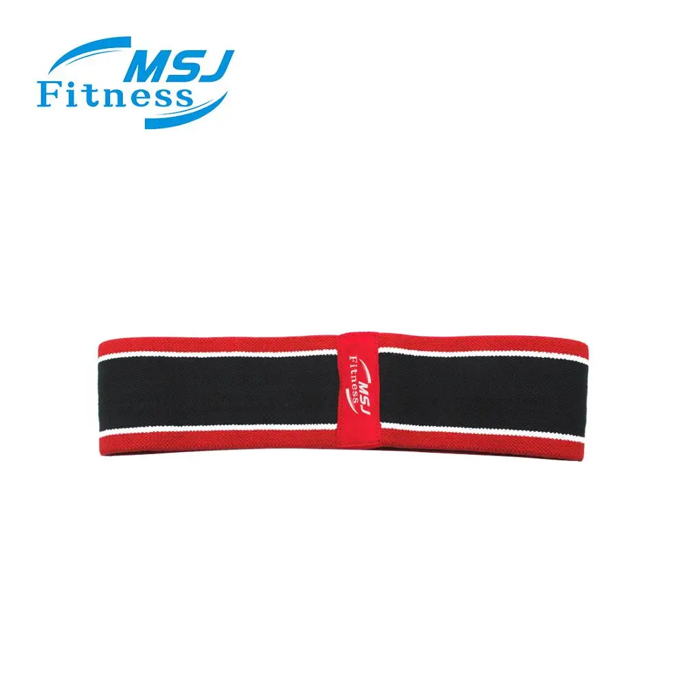 Booty Exercise Elastic Polyester Hip Bands Yoga Stretching Training Fitness Workout Anti Slip Cotton Hip Band Resistance Bands