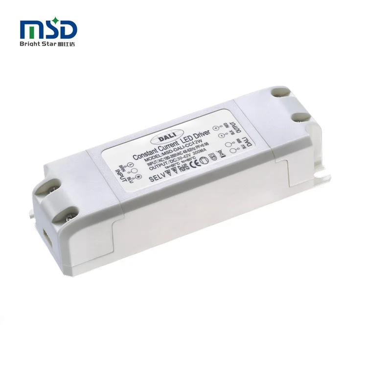 DALI2 led driver 12W 250ma 400ma 700ma 900ma dali driver flicker free led bulb led tube driver dali system dimmable
