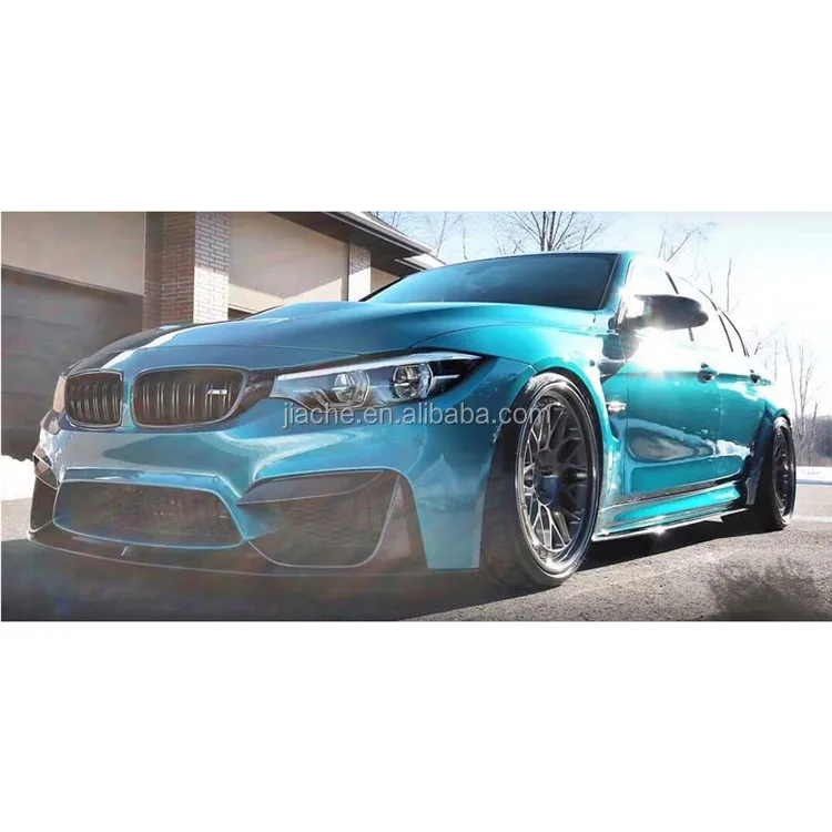 Carbon Fiber Side Skirts Apron Side Bumper Lip Spoiler for BMW F82 F83 M4 Coupe 2 Door F80 M3 Sedan 2012-2017