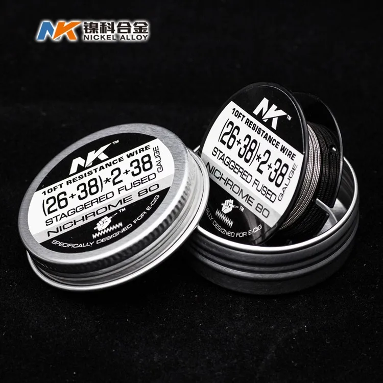 NK Wholesale staggered fused clapton coil vape tool kit clapton coil wire for RTA