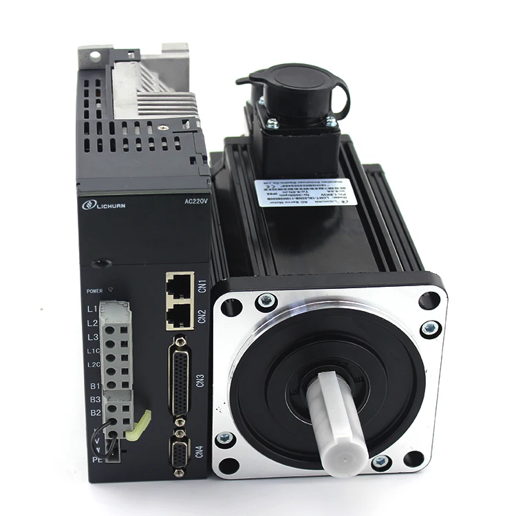 Nema42 110ST-M04030 1.2KW 3phase ac 220v servo motor driver kit with encoder cables for cnc