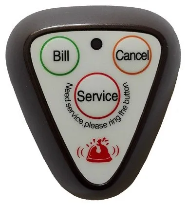 10 Call Buttons+1 display receiver+2 watches / wireless waiter call system for restaurant