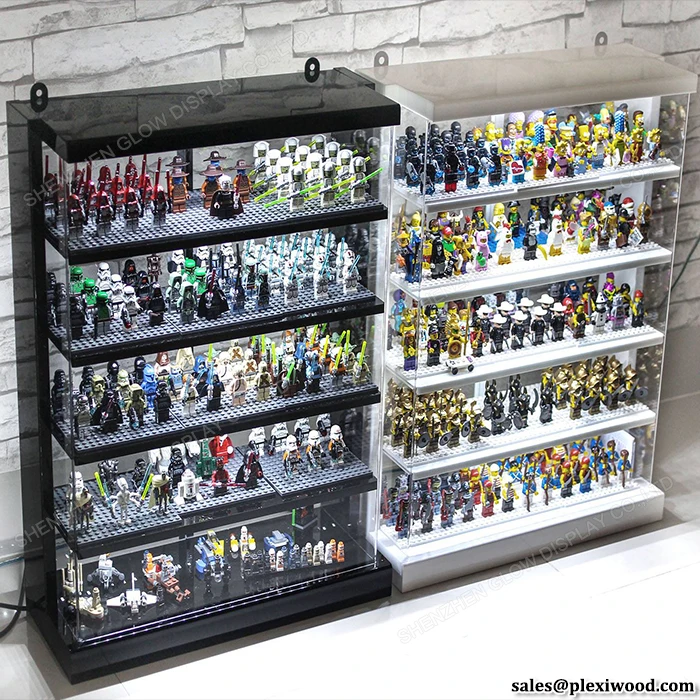 Luxury Wholesale Acrylic LED display for Lego Retail Store
