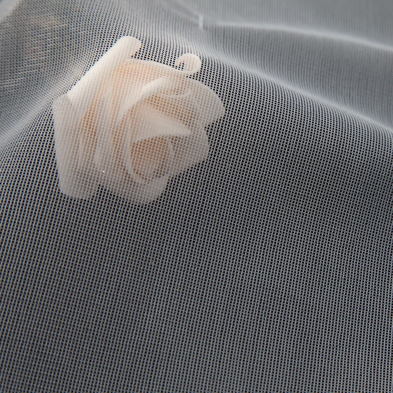 100% nylon polyamide 20D micro transparent mosquito net tulle mesh filter fabric for percolator equipment insect screen window