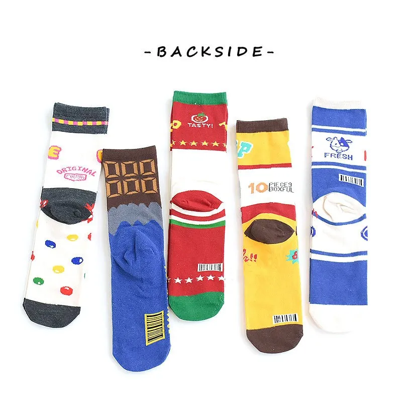 Japanese Cartoon Socks Short Fashion Cute Women Funny Socks Casual Cotton Ankle Socks Harajuku Sox