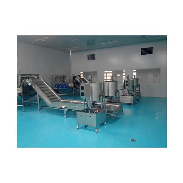 
Automatic Hot Air Popcorn Production Line/Continuous Caramel Popcorn Coating Machine 