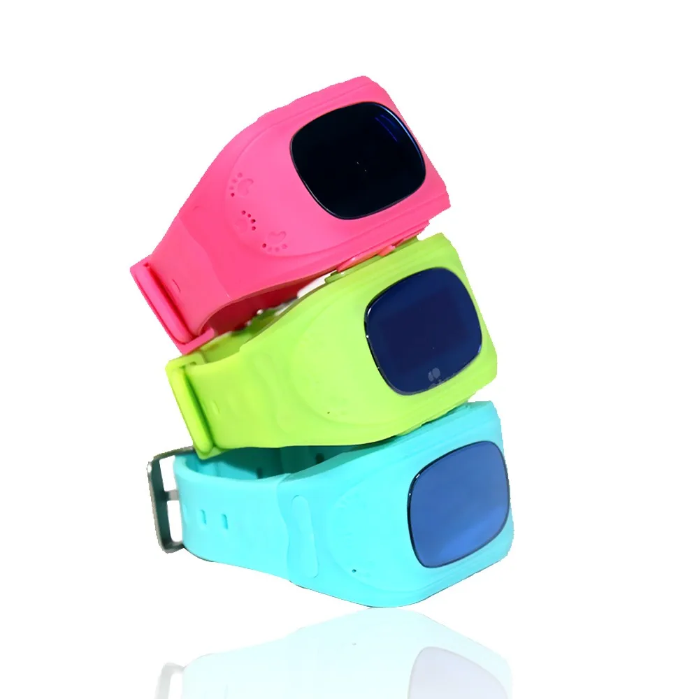 Дети GPS Трекер SOS Аварийной Сигнализации GSM SIM анти-потерянный пульт дистанционного безопасности детей gps часы Q50 для ,