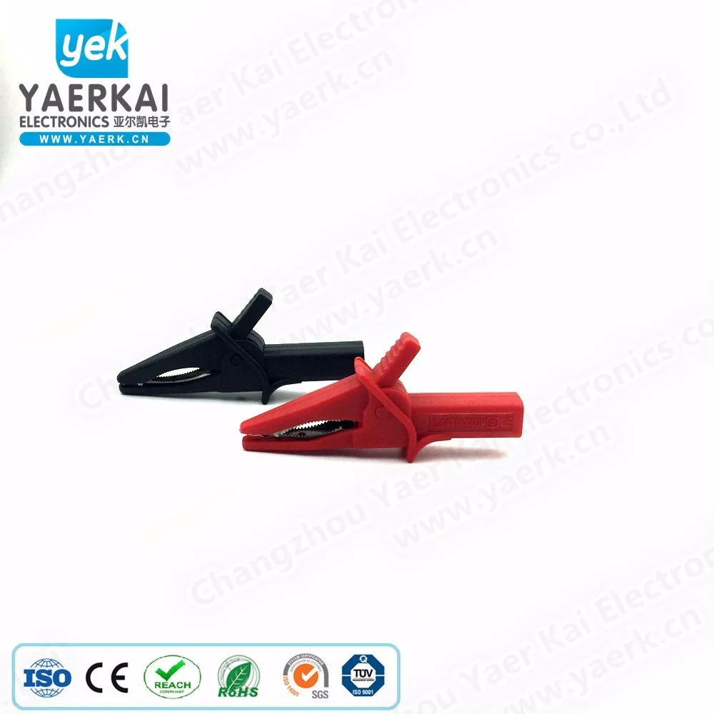 
30A 1000V safety alligator clip battery test clip for sale 