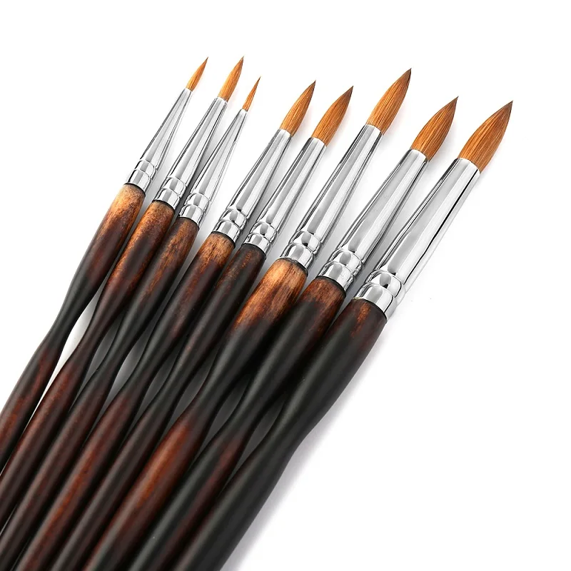 Китайский производитель художественные наборы кистей Kolinsky соболиный волос каллиграфические кисти ручки для профессионалов