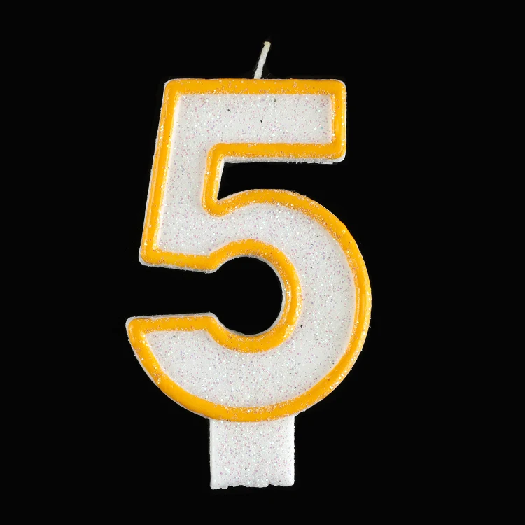 Factory customize aluminum big size candle molds birthday number candle mould