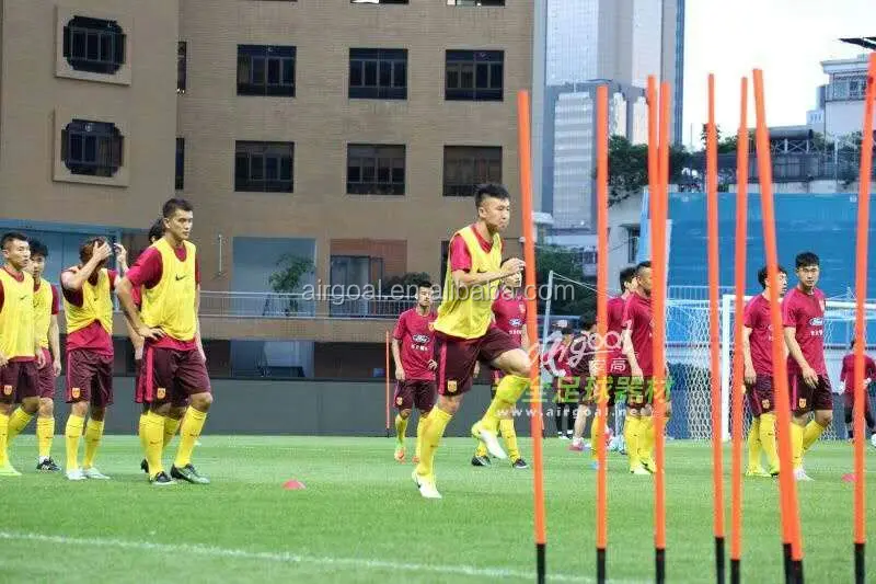 new soccer training poles sports agility poles for all surface