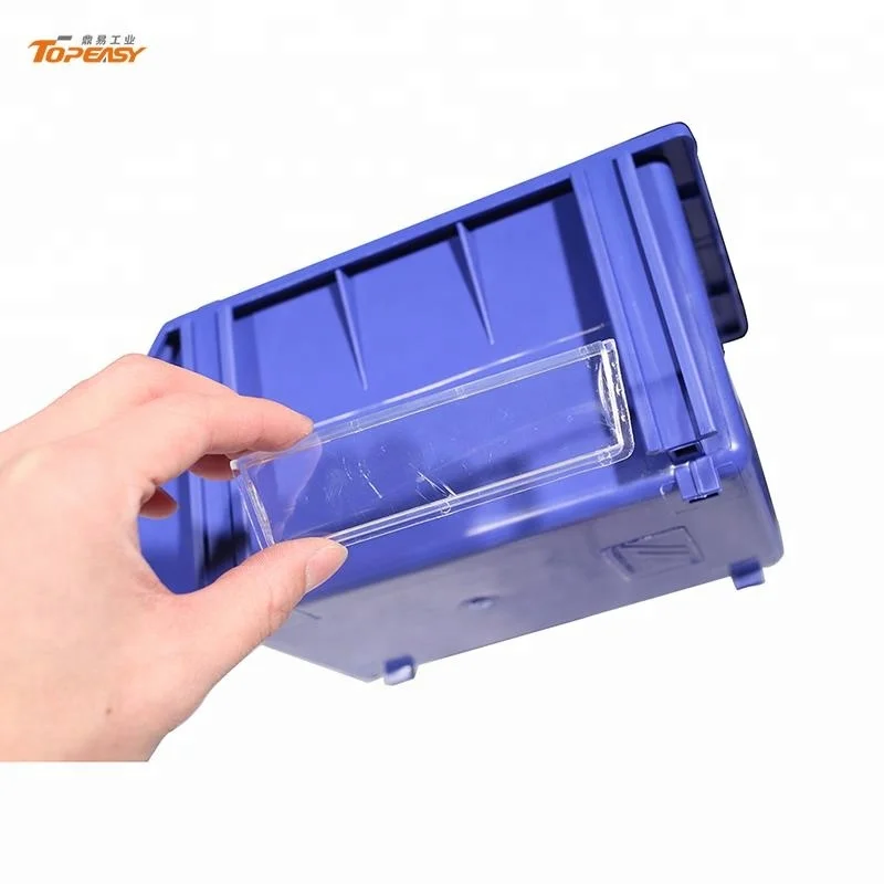 Multi-colored Plastic Spare Parts Customized Logo Customized Size Dividers Stackable Storage Bin