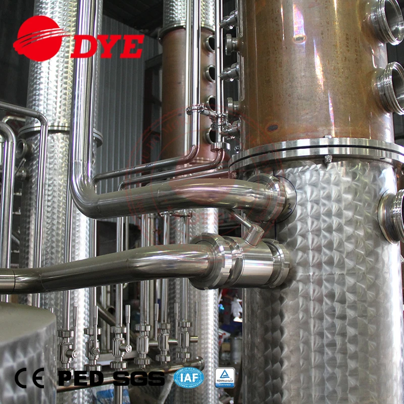 
vodka distillery alcohol industrial distillation column 