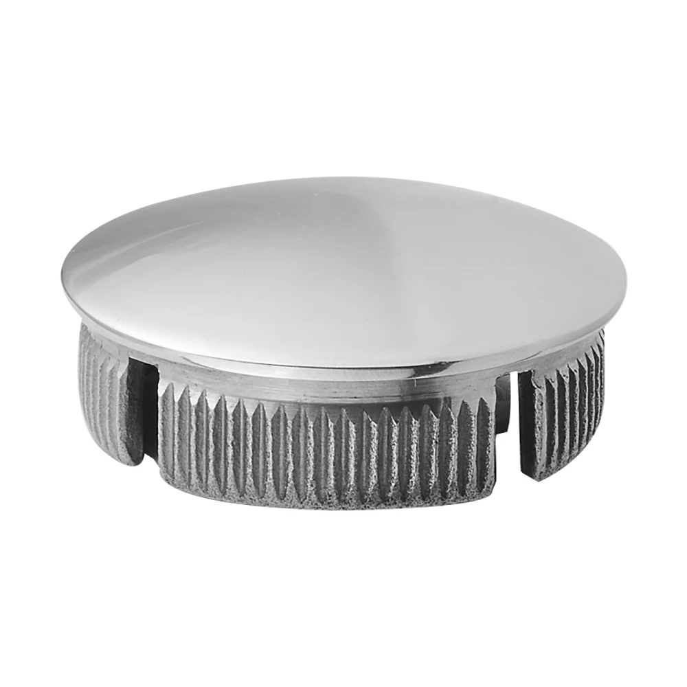 Decorative Tube Holder Stainless Steel Glass Stair Railing Pipe Fitting Balustrade Handrail End Cap