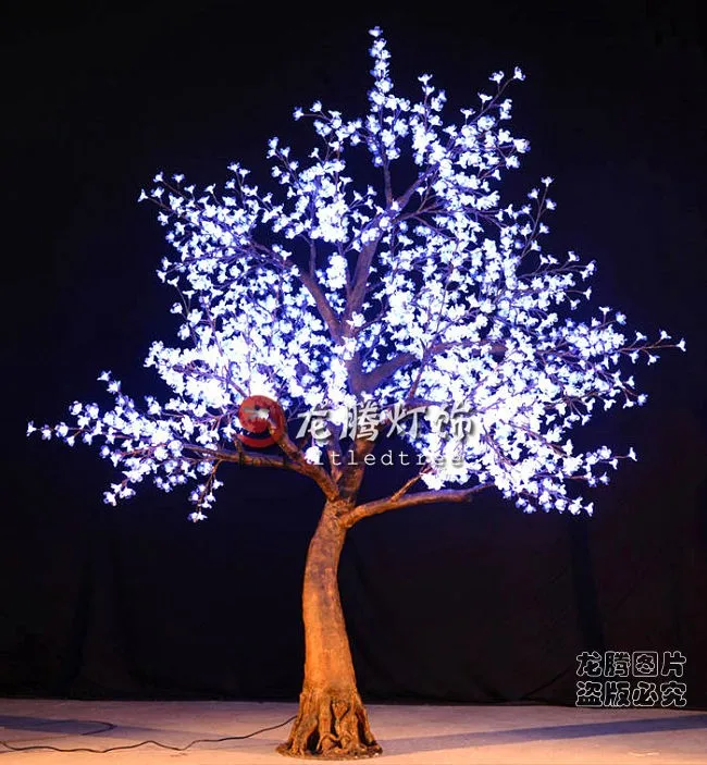 
Wholesale outdoor christmas wedding decoration artificial led cherry blossom tree light 