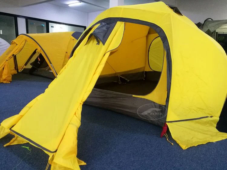 High Altitude Solution Windshed 3-4 Season Strong Double Layer Expedition Adventure Geodesic Mountain Tent with Snow Flap
