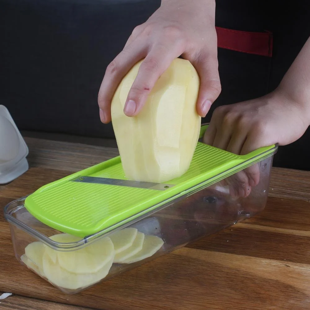 Plastic adjustable kitchen accessories magic vegetable fruit food slicer chopper cutter shredder grater