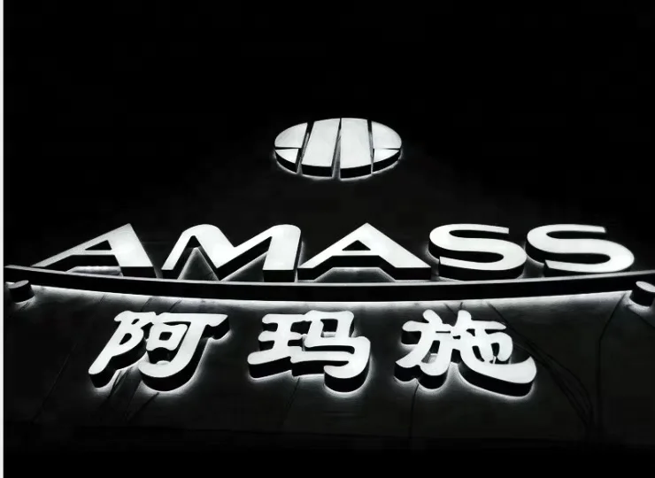 Anodized aluminum channel letter edge with foam and PVC for LED acrylic aluminum channel sign